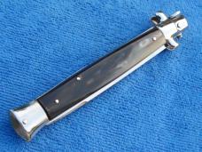 11" Italian Stiletto Genuine Brazilian-Horn Handles- Swedge Blade 11" Italian Stiletto Genuine Brazilian-Horn Handles- Swedge Blade