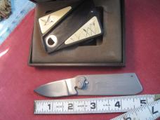 NEW GERBER TOUCHE Belt Buckle Knife w/ box Scrimshaw Duck NEW GERBER TOUCHE Belt Buckle Knife w/ box Scrimshaw Duck