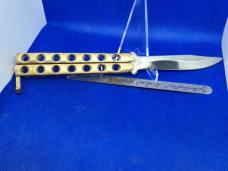 80's United Cutlery UC 81 FAST GOLD Butterfly knife In box 80's United Cutlery UC 81 FAST GOLD Butterfly knife In box