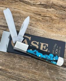 CASE XX ** SFO 2024 DAVID YELLOWHORSE SMOOTH BONE CARIBBEAN BLUE GRIZZLY MOUNTAIN RAZOR CASE XX ** SFO 2024 DAVID YELLOWHORSE SMOOTH BONE CARIBBEAN BLUE GRIZZLY MOUNTAIN RAZOR