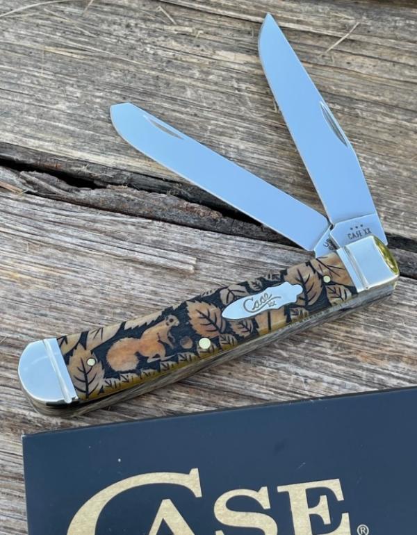 CASE XX ** SFO 2024 ANTIQUE BONE WLDLIFE SERIES SQUIRREL TRAPPER CASE XX ** SFO 2024 ANTIQUE BONE WLDLIFE SERIES SQUIRREL TRAPPER