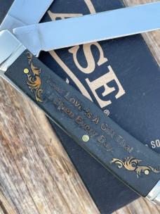 CASE XX ** SFO 2024 ANTIQUE BONE "WORLD'S GREATEST HUSBAND" TRAPPER 