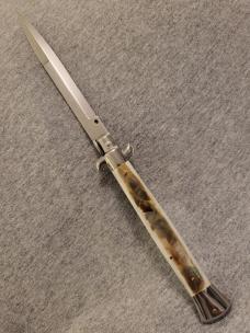 *NOS" Frank Beltrame 28cm/11" *Black Mother of Pearl* Italian Stiletto *NOS" Frank Beltrame 28cm/11" *Black Mother of Pearl* Italian Stiletto