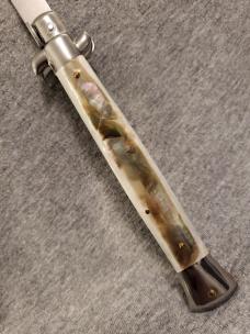 *NOS" Frank Beltrame 28cm/11" *Black Mother of Pearl* Italian Stiletto *NOS" Frank Beltrame 28cm/11" *Black Mother of Pearl* Italian Stiletto