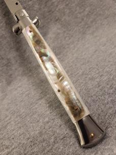 *NOS" Frank Beltrame 28cm/11" *Black Mother of Pearl* Italian Stiletto *NOS" Frank Beltrame 28cm/11" *Black Mother of Pearl* Italian Stiletto