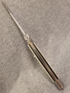 *NOS" Frank Beltrame 28cm/11" *Black Mother of Pearl* Italian Stiletto *NOS" Frank Beltrame 28cm/11" *Black Mother of Pearl* Italian Stiletto
