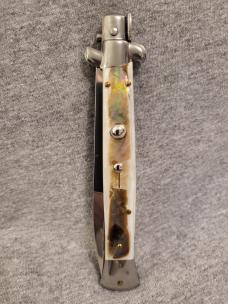 *NOS" Frank Beltrame 28cm/11" *Black Mother of Pearl* Italian Stiletto *NOS" Frank Beltrame 28cm/11" *Black Mother of Pearl* Italian Stiletto