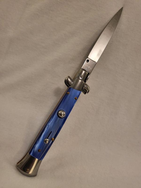 *NEW* Frank Beltrame 23cm/9" BLUE PEARLEX Italian Stiletto *NEW* Frank Beltrame 23cm/9" BLUE PEARLEX Italian Stiletto