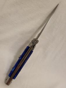*NEW* Frank Beltrame 23cm/9" BLUE PEARLEX Italian Stiletto