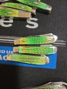 Burnt Green Bone Lizard Skin mini trapper Burnt Green Bone Lizard Skin mini trapper