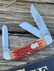 CASE XX *** 2016 BADGE SHIELD CHESTNUT JIG BONE SOWBELLY 