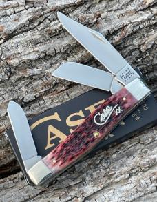 CASE XX *** 2000 CRANBERRY JIG BONE SILVER SCRIPT 75 STOCKMAN CASE XX *** 2000 CRANBERRY JIG BONE SILVER SCRIPT 75 STOCKMAN