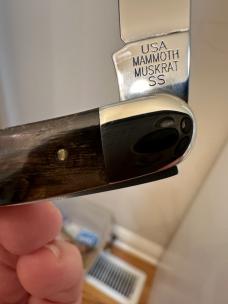 2003 Case XX Mammoth Ivory Muskrat. Mint condition! 2003 Case XX Mammoth Ivory Muskrat. Mint condition!
