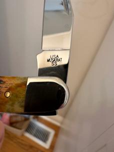 2003 Case Silver Script Muskrat w/Autumn Handles. One of the Prettiest Orange Mixes You’ll See! 2003 Case Silver Script Muskrat w/Autumn Handles. One of the Prettiest Orange Mixes You’ll See!
