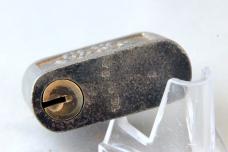 OLD, Antique Brass Lock by Blue Grass, Belknap Hardware, Louisville, Kentucky, Free Shipping