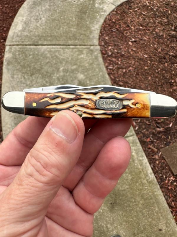 1998 Case XX Muskrat w/ Rare Burnt White Worm Groove Handles. Mint Condition!