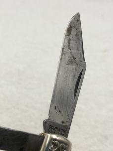 Schrade Grand Dad's Barlow 2 Blade Knife #206 Made In USA Schrade Grand Dad's Barlow 2 Blade Knife #206 Made In USA
