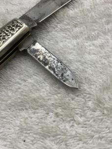 Schrade Grand Dad's Barlow 2 Blade Knife #206 Made In USA Schrade Grand Dad's Barlow 2 Blade Knife #206 Made In USA