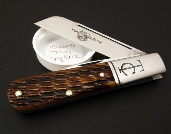 1/31 2015 GEC #153215 TC Sawyer Barlow 2-Blade Tan Jigged Bone SFO Charlie Campagna 1/31 2015 GEC #153215 TC Sawyer Barlow 2-Blade Tan Jigged Bone SFO Charlie Campagna