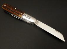 1/31 2015 GEC #153215 TC Sawyer Barlow 2-Blade Tan Jigged Bone SFO Charlie Campagna 1/31 2015 GEC #153215 TC Sawyer Barlow 2-Blade Tan Jigged Bone SFO Charlie Campagna