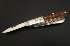 1/31 2015 GEC #153215 TC Sawyer Barlow 2-Blade Tan Jigged Bone SFO Charlie Campagna 1/31 2015 GEC #153215 TC Sawyer Barlow 2-Blade Tan Jigged Bone SFO Charlie Campagna
