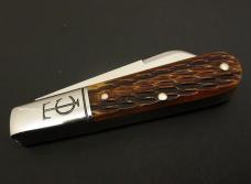 1/31 2015 GEC #153215 TC Sawyer Barlow 2-Blade Tan Jigged Bone SFO Charlie Campagna 1/31 2015 GEC #153215 TC Sawyer Barlow 2-Blade Tan Jigged Bone SFO Charlie Campagna