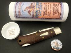Great Eastern Cutlery #72 Cody Scout Lockback Brown Burlap Micarta GEC 721123LB Great Eastern Cutlery #72 Cody Scout Lockback Brown Burlap Micarta GEC 721123LB