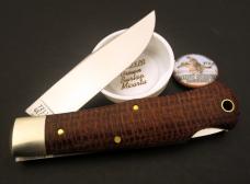 Great Eastern Cutlery #72 Cody Scout Lockback Brown Burlap Micarta GEC 721123LB Great Eastern Cutlery #72 Cody Scout Lockback Brown Burlap Micarta GEC 721123LB