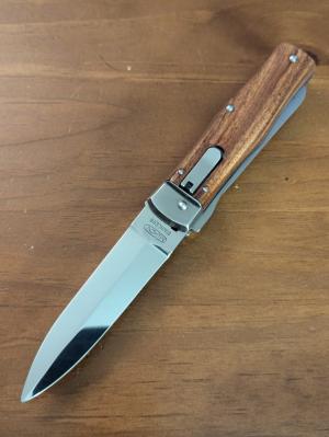 Mikov 241 Predator Leverlock 2 Blade Automatic Knives w/Saw, Cocobolo 3.75"Polished