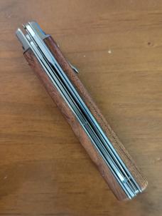 Mikov 241 Predator Leverlock 2 Blade Automatic Knives w/Saw, Cocobolo 3.75"Polished Mikov 241 Predator Leverlock 2 Blade Automatic Knives w/Saw, Cocobolo 3.75"Polished