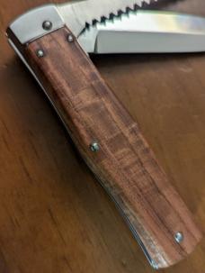 Mikov 241 Predator Leverlock 2 Blade Automatic Knives w/Saw, Cocobolo 3.75"Polished Mikov 241 Predator Leverlock 2 Blade Automatic Knives w/Saw, Cocobolo 3.75"Polished