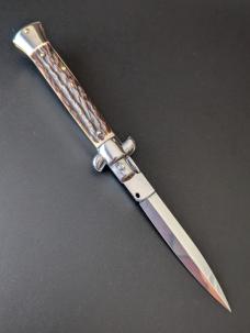 FRANK BELTRAME 23CM 9" DAGGER STILETTO STAG HORN...NEW FRANK BELTRAME 23CM 9" DAGGER STILETTO STAG HORN...NEW