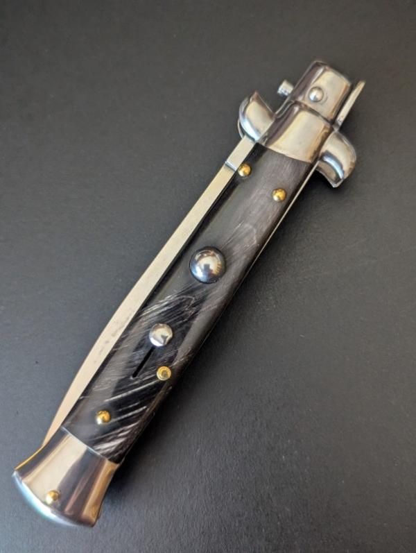 FRANK BELTRAME 23CM 9" DAGGER STILETTO BUFFALO HORN...NEW FRANK BELTRAME 23CM 9" DAGGER STILETTO BUFFALO HORN...NEW