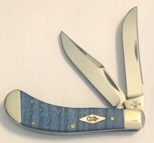 New in Box 2014 Case Tony Bose Blue Saddlehorn 