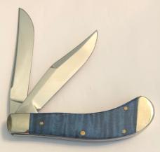 New in Box 2014 Case Tony Bose Blue Saddlehorn New in Box 2014 Case Tony Bose Blue Saddlehorn