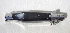 NEW AGA CAMPOLIN 11" ( BLACK WIDOW ) HORN NICKEL SILVER COMPONMENTS 5MM BLADE MANIAGO ITALY