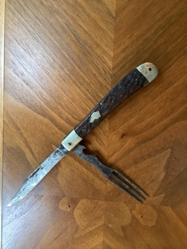 UNION CUT CO OLDAN NY HOBO KNIFE UNION CUT CO OLDAN NY HOBO KNIFE