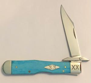 New with plain box  Case Caribbean Blue Bone Cheetah