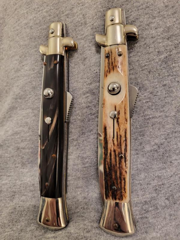 (2) 28cm/11" Frank Beltrame L.E. 2012 HUMPBACK Italian Stiletto's (2) 28cm/11" Frank Beltrame L.E. 2012 HUMPBACK Italian Stiletto's