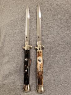 (2) 28cm/11" Frank Beltrame L.E. 2012 HUMPBACK Italian Stiletto's (2) 28cm/11" Frank Beltrame L.E. 2012 HUMPBACK Italian Stiletto's