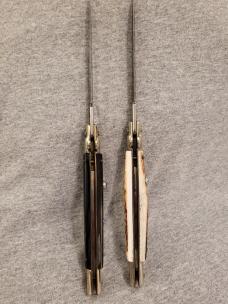 (2) 28cm/11" Frank Beltrame L.E. 2012 HUMPBACK Italian Stiletto's (2) 28cm/11" Frank Beltrame L.E. 2012 HUMPBACK Italian Stiletto's
