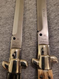 (2) 28cm/11" Frank Beltrame L.E. 2012 HUMPBACK Italian Stiletto's (2) 28cm/11" Frank Beltrame L.E. 2012 HUMPBACK Italian Stiletto's