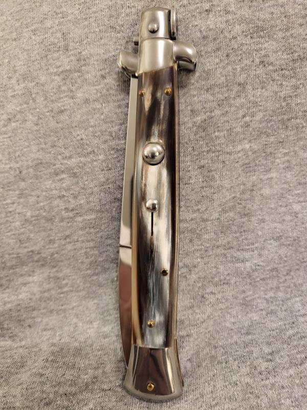 *NOS* 28cm/11" Frank Beltrame BRAZILIAN HORN Italian Stiletto *NOS* 28cm/11" Frank Beltrame BRAZILIAN HORN Italian Stiletto