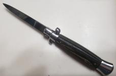 Vintage 8" J Inox Switchblade with Buffalo Horn Scales 