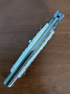 FRANK BELTRAME 23CM 9" BAYONET STILETTO STAG HORN... Snappy, Straight, 4mm Kick Spring, NICE & NEW! FRANK BELTRAME 23CM 9" BAYONET STILETTO STAG HORN... Snappy, Straight, 4mm Kick Spring, NICE & NEW!