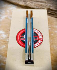 NIB RoseCraft Blades Zambezi RCT002-BM Blue Denim Micarta D2 Finger Choil Drop Point NIB RoseCraft Blades Zambezi RCT002-BM Blue Denim Micarta D2 Finger Choil Drop Point