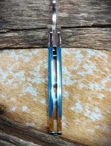 NIB RoseCraft Blades Zambezi RCT002-BM Blue Denim Micarta D2 Finger Choil Drop Point NIB RoseCraft Blades Zambezi RCT002-BM Blue Denim Micarta D2 Finger Choil Drop Point