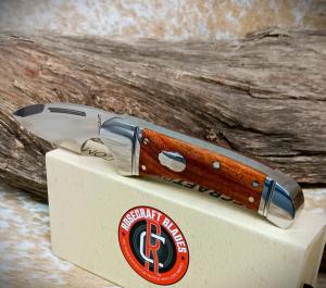 NIB RoseCraft Blades Zambezi RCT002-RW Rosewood D2 Finger Choil Drop Point