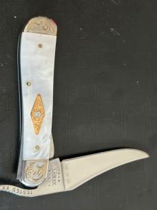 Case XX Family Jewels Pair of Russlocks Diamond and Sapphire Shepherd Hills Exclusives. RARE!