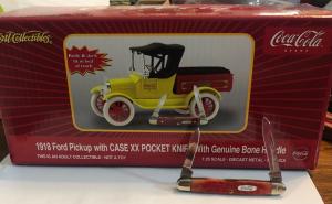 New in Original Boxes 2003 Case Coca Cola Truck and Knife 